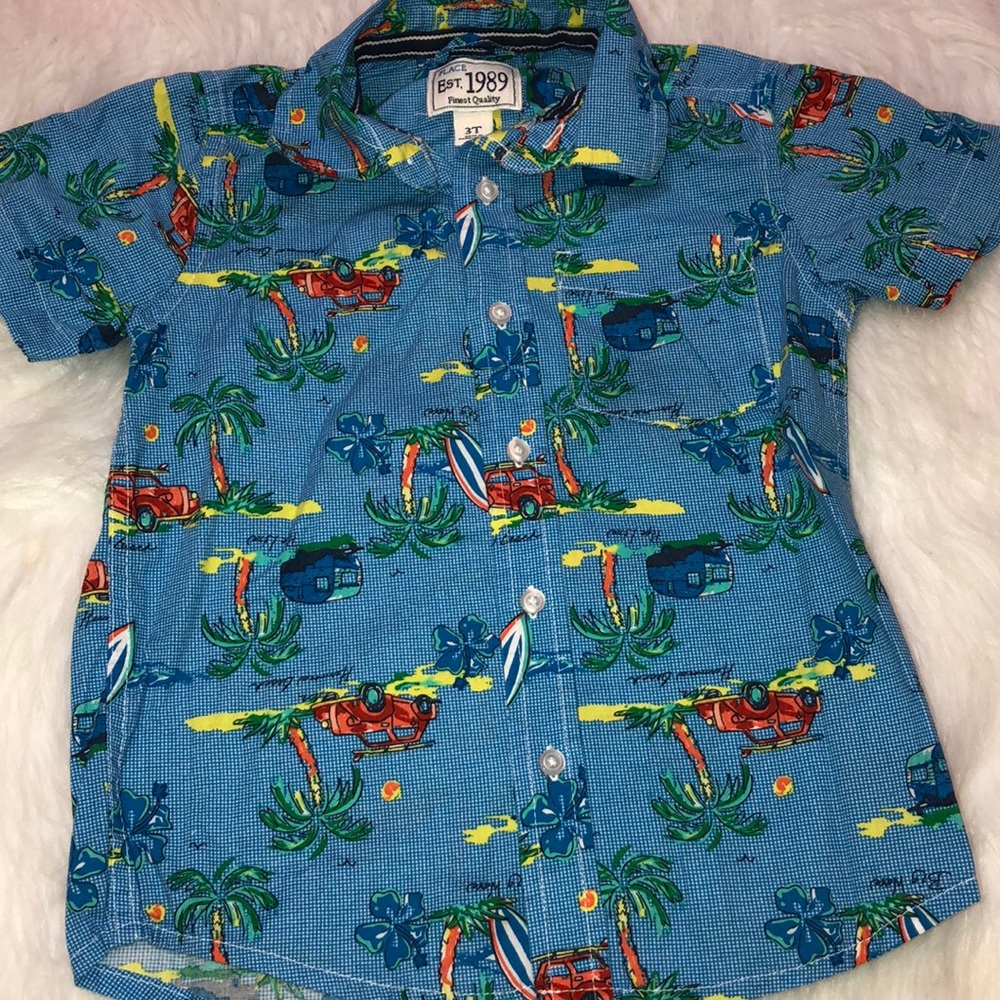 Children’s place toddler boy button up shirt